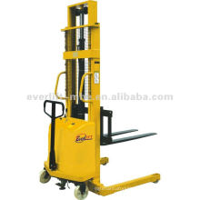 Straddle leg wide leg Semi-Electric Stacker semi hand manual battery stacker